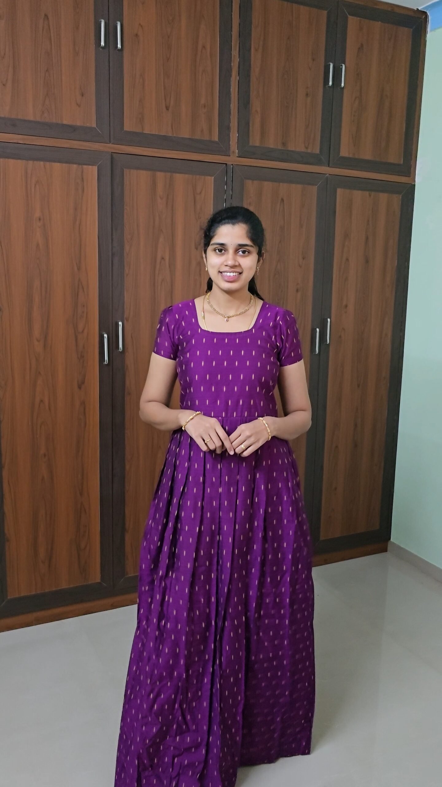 PURPLE SILK MAXI