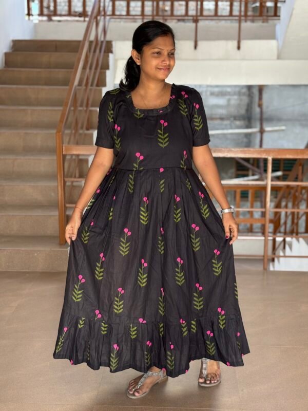 BLACK PETAL KURTI